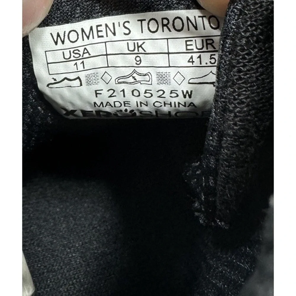Xero Shoes Toronto Black Canvas Womens Size 11 High Top Lace‎ Up Minimalist